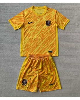 Portogallo Portiere Maglia Gara Casa Repliche Europei 2024 Bambino